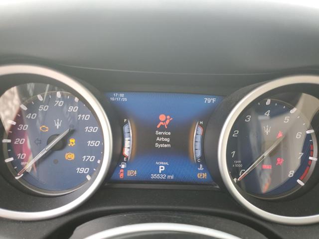 ZAM57YSL2K1336152 - 2019 MASERATI GHIBLI S Czerwony zdjęcie 9