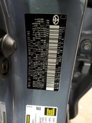 5YFS4RCE7LP050784 - 2020 TOYOTA COROLLA SE ლურჯი ფოტო 12