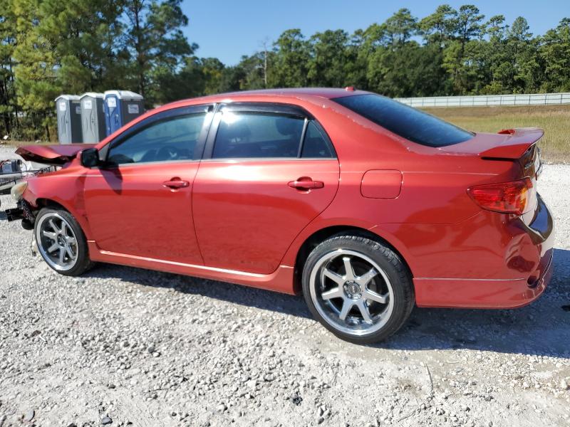 1NXBU40E59Z100029 - 2009 TOYOTA COROLLA BASE Kırmızı fotoğraf 2