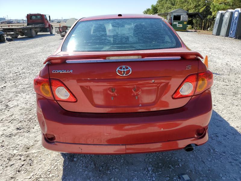 1NXBU40E59Z100029 - 2009 TOYOTA COROLLA BASE Kırmızı fotoğraf 6