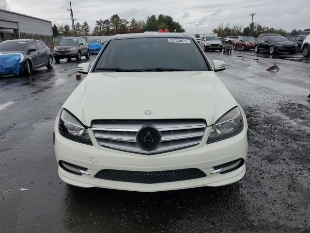 WDDGF8BB9BR159906 - 2011 MERCEDES-BENZ C 300 4MATIC WHITE photo 5