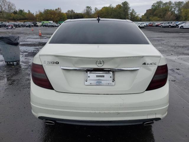 WDDGF8BB9BR159906 - 2011 MERCEDES-BENZ C 300 4MATIC WHITE photo 6