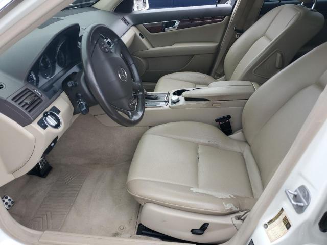 WDDGF8BB9BR159906 - 2011 MERCEDES-BENZ C 300 4MATIC WHITE photo 7