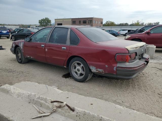 1G1BL52P3TR152631 - 1996 CHEVROLET CAPRICE / CLASSIC SS RED photo 2