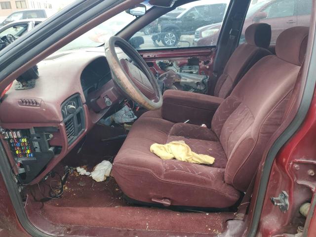 1G1BL52P3TR152631 - 1996 CHEVROLET CAPRICE / CLASSIC SS RED photo 7