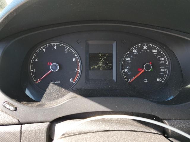 3VW2K7AJ4DM372749 - 2013 VOLKSWAGEN JETTA BASE WHITE photo 9