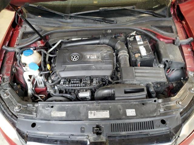 1VWBT7A33FC013511 - 2015 VOLKSWAGEN PASSAT SE RED photo 11