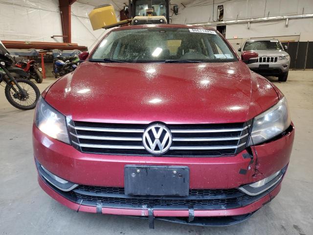 1VWBT7A33FC013511 - 2015 VOLKSWAGEN PASSAT SE RED photo 5