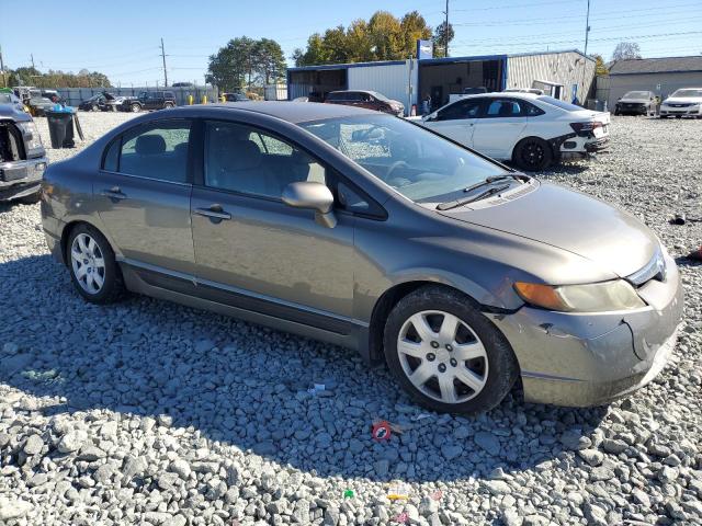 2HGFA16518H306875 - 2008 HONDA CIVIC LX ნაცრისფერი ფოტო 4