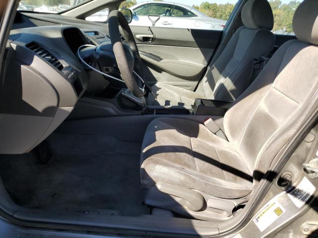 2HGFA16518H306875 - 2008 HONDA CIVIC LX ნაცრისფერი ფოტო 7