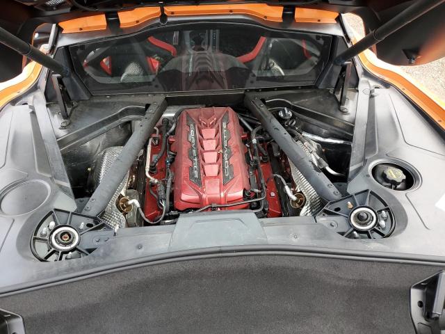 1G1YA2D43R5105116 - 2024 CHEVROLET CORVETTE STINGRAY 1LT ORANGE photo 11