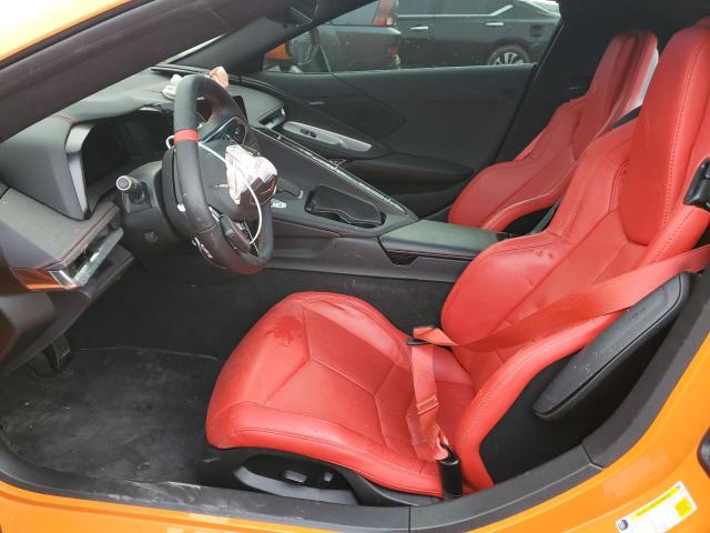 1G1YA2D43R5105116 - 2024 CHEVROLET CORVETTE STINGRAY 1LT ORANGE photo 7