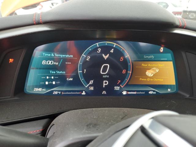 1G1YA2D43R5105116 - 2024 CHEVROLET CORVETTE STINGRAY 1LT ORANGE photo 9