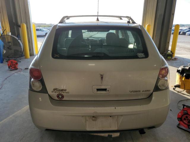 5Y2SM67019Z426181 - 2009 PONTIAC VIBE SILVER photo 6