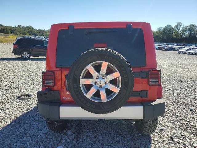1C4HJWEG6FL529209 - 2015 JEEP WRANGLER U SAHARA RED photo 6