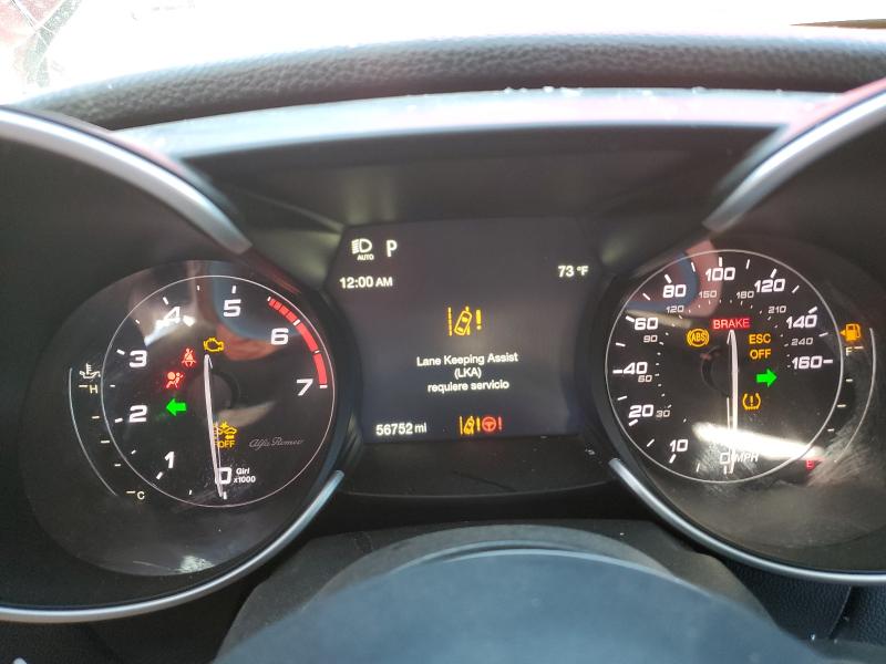 ZARFAMBN5P7671226 - 2023 ALFA ROMEO GIULIA TI Czerwony zdjęcie 9