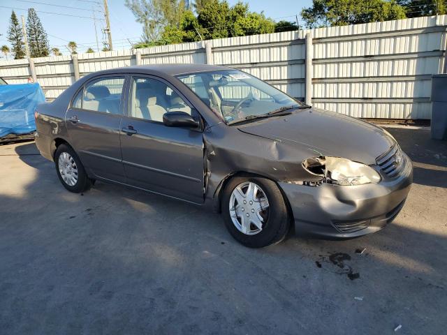 1NXBR32E24Z256577 - 2004 TOYOTA COROLLA CE GRAY photo 4