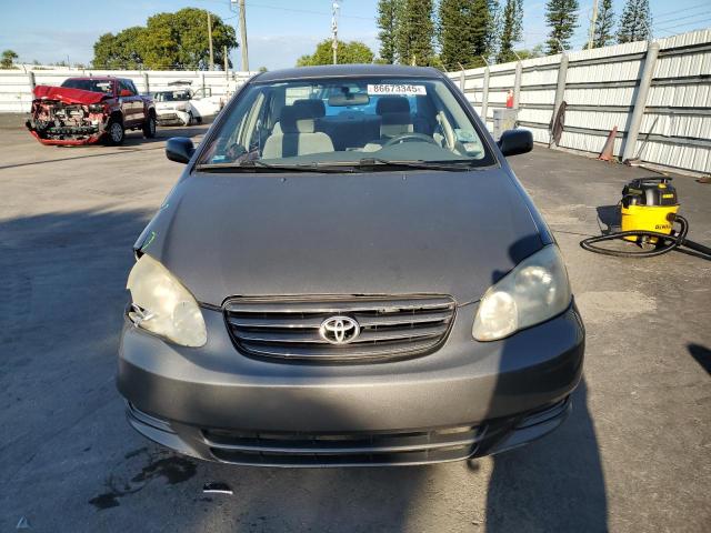 1NXBR32E24Z256577 - 2004 TOYOTA COROLLA CE GRAY photo 5
