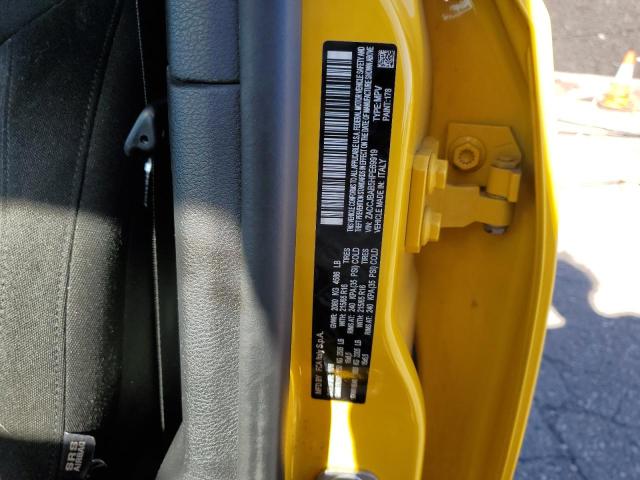 ZACCJBAB5HPE69919 - 2017 JEEP RENEGADE SPORT YELLOW photo 13