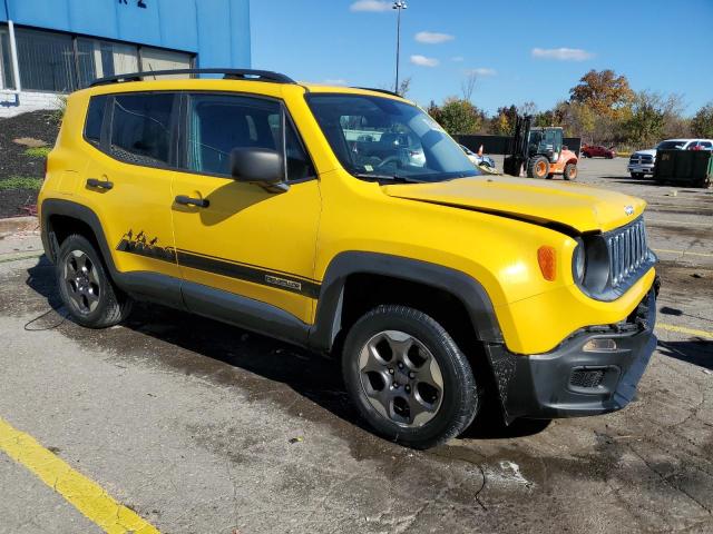 ZACCJBAB5HPE69919 - 2017 JEEP RENEGADE SPORT YELLOW photo 4
