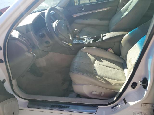JN1CV6AP3BM301079 - 2011 INFINITI G37 BASE WHITE photo 7