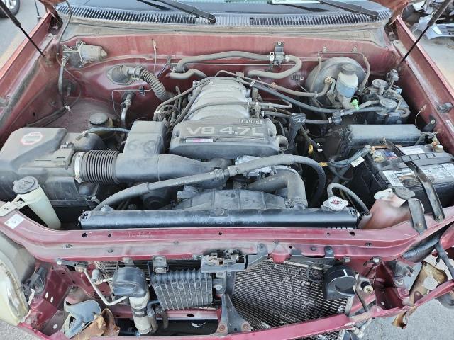 5TBRT34152S240558 - 2002 TOYOTA TUNDRA ACCESS CAB Бордовый фото 11