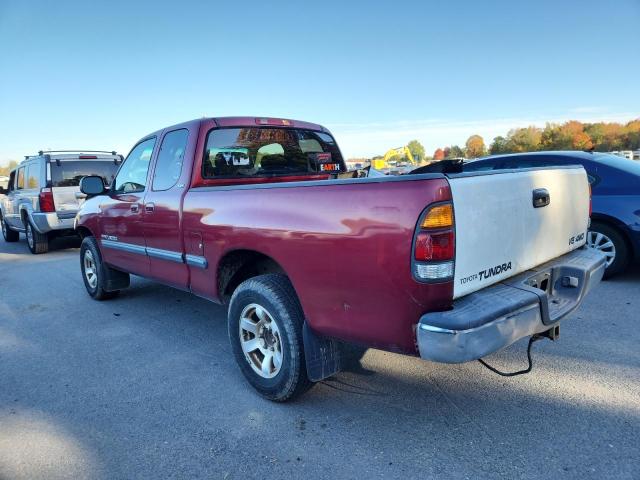 5TBRT34152S240558 - 2002 TOYOTA TUNDRA ACCESS CAB Бордовый фото 2