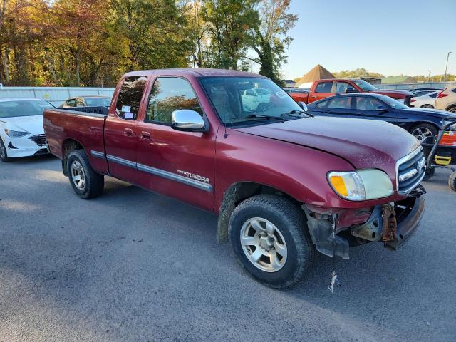 5TBRT34152S240558 - 2002 TOYOTA TUNDRA ACCESS CAB Бордовый фото 4