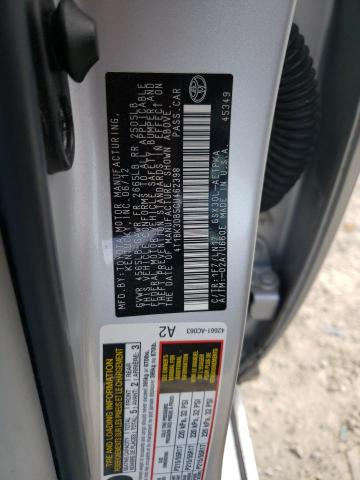 4T1BK3DB5CU462398 - 2012 TOYOTA AVALON BASE Srebrny zdjęcie 13