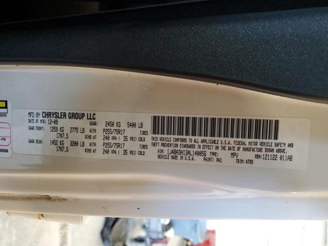 1J4BA3H13AL140056 - 2010 JEEP WRANGLER U SPORT Weiß Foto 13