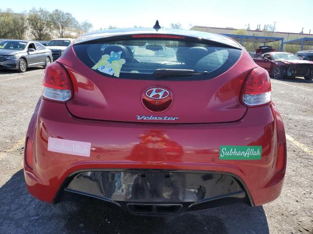 KMHTC6AD0GU296645 - 2016 HYUNDAI VELOSTER წითელი ფოტო 6