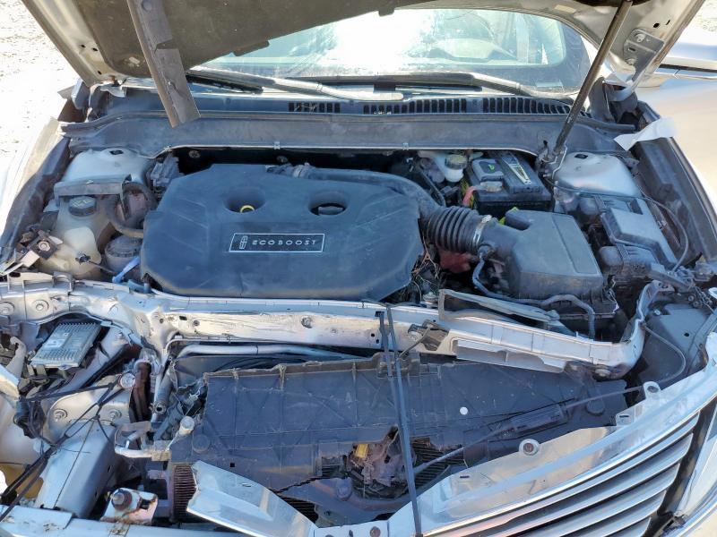 3LN6L2G9XER809123 - 2014 LINCOLN MKZ SILVER photo 11