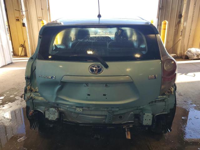 JTDKDTB34D1044525 - 2013 TOYOTA PRIUS C 青绿色 照片 6