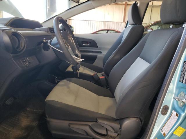 JTDKDTB34D1044525 - 2013 TOYOTA PRIUS C 青绿色 照片 7