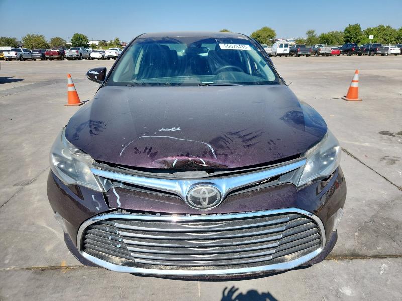 4T1BK1EB6JU284601 - 2018 TOYOTA AVALON XLE PURPLE photo 5