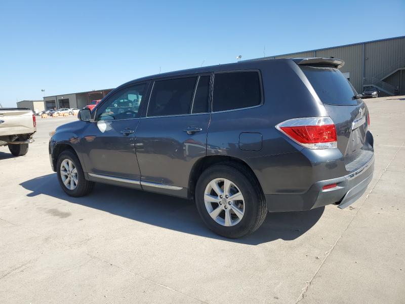 5TDZK3EH8BS036584 - 2011 TOYOTA HIGHLANDER BASE رمادي صورة 2
