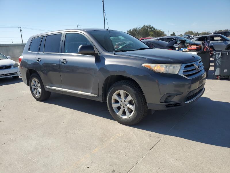 5TDZK3EH8BS036584 - 2011 TOYOTA HIGHLANDER BASE رمادي صورة 4