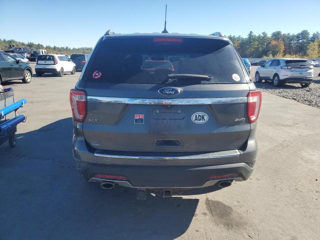 1FM5K8D81JGB24751 - 2018 FORD EXPLORER XLT გრაფიტი ფოტო 6