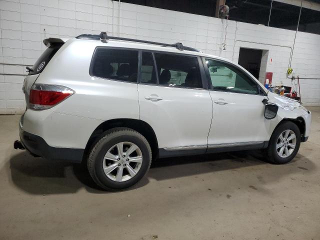 5TDBK3EH2CS113033 - 2012 TOYOTA HIGHLANDER BASE Biały zdjęcie 3