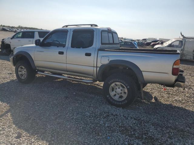 5TEHN72N04Z377553 - 2004 TOYOTA TACOMA DOUBLE CAB SILVER photo 2