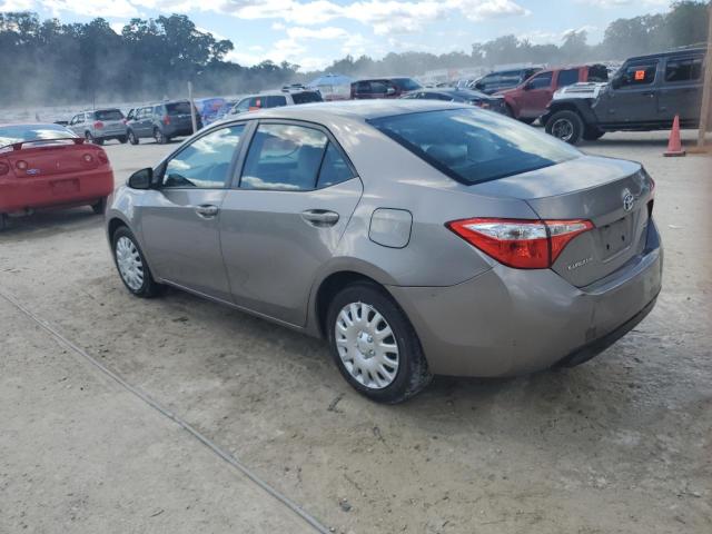 2T1BURHE6FC457024 - 2015 TOYOTA COROLLA L SILVER photo 2