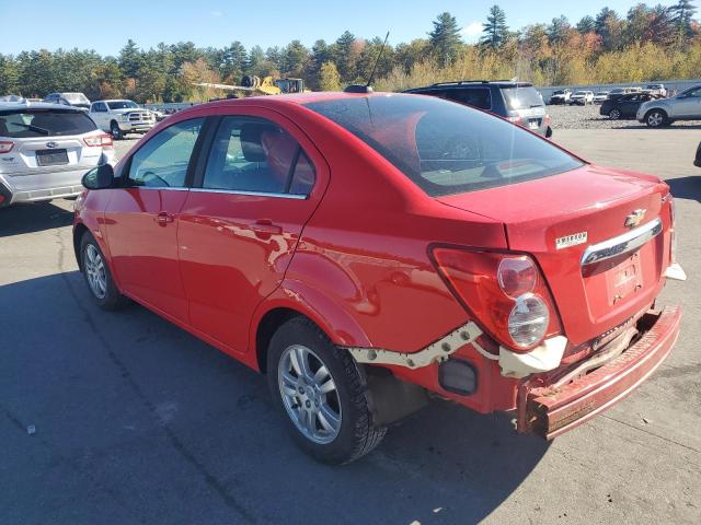 1G1JC5SH3F4172335 - 2015 CHEVROLET SONIC LT RED photo 2