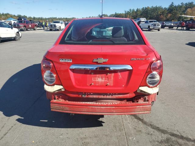 1G1JC5SH3F4172335 - 2015 CHEVROLET SONIC LT RED photo 6