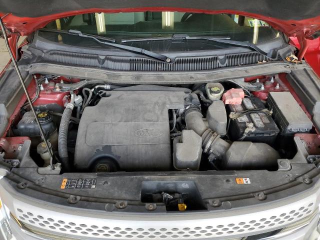 1FM5K8B81FGC33351 - 2015 FORD EXPLORER წითელი ფოტო 12