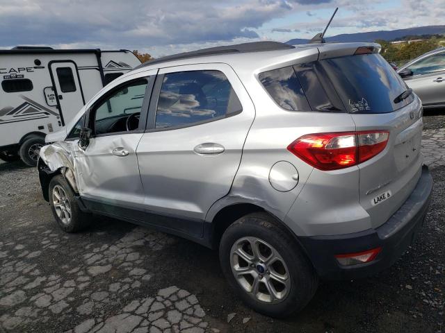 MAJ6S3GL1KC259822 - 2019 FORD ECOSPORT SE Srebrny zdjęcie 2