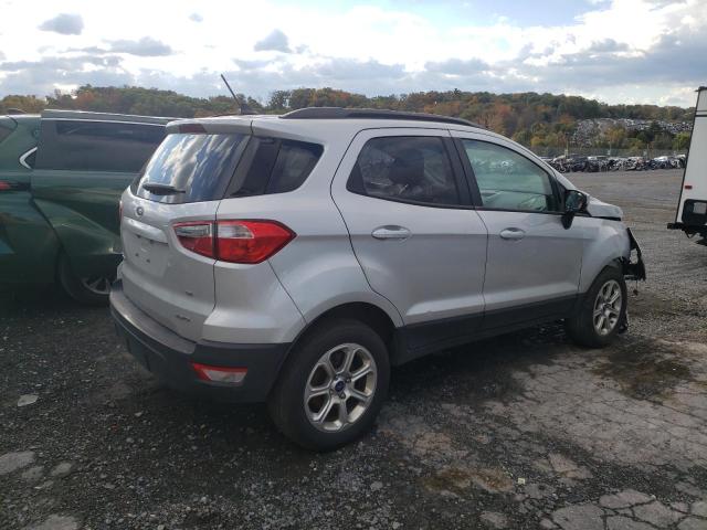 MAJ6S3GL1KC259822 - 2019 FORD ECOSPORT SE Srebrny zdjęcie 3