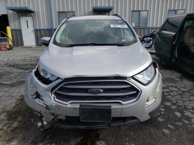 MAJ6S3GL1KC259822 - 2019 FORD ECOSPORT SE Srebrny zdjęcie 5