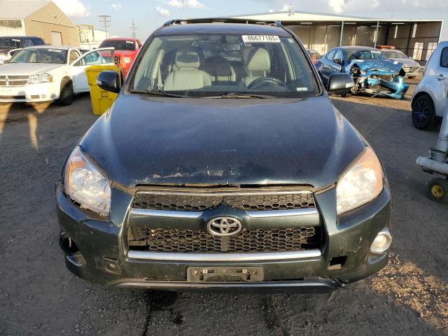 2T3DF4DV4BW159180 - 2011 TOYOTA RAV4 LIMITED მწვანე ფოტო 5