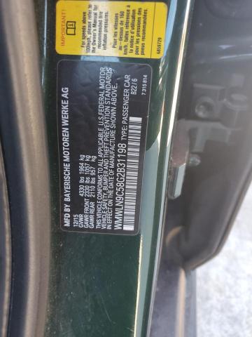 WMWLN9C58G2B31198 - 2016 MINI COOPER S CLUBMAN 绿色 照片 12