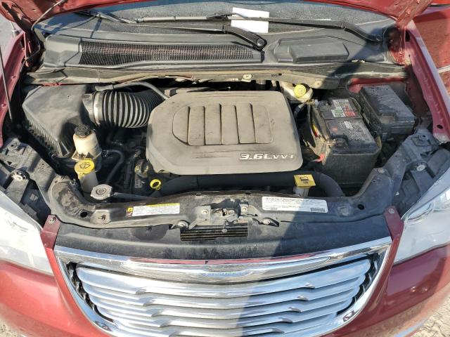 2C4RC1BG7CR411940 - 2012 CHRYSLER TOWN & COU TOURING RED photo 11